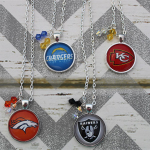NFL Inspired Team Necklace- $11 with Free Shipping