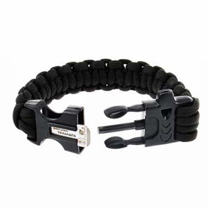 Paracord with Firestarter, Emergency Whistle, & Saw - $11 with FREE Shipping!