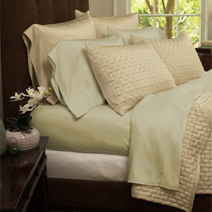 4-Piece Set: Super-Soft 1800 Series Bamboo Fiber Bed Sheets- $34.99 with Free Shipping