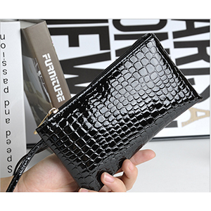 Crocodile Printed Clutch - $9 with FREE Shipping!