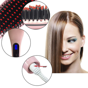 Detangling Hair Straightener Brush- 2 Colors- $32 with Free Shipping