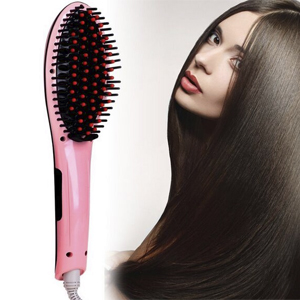 Detangling Hair Straightener Brush- 2 Colors- $32 with Free Shipping