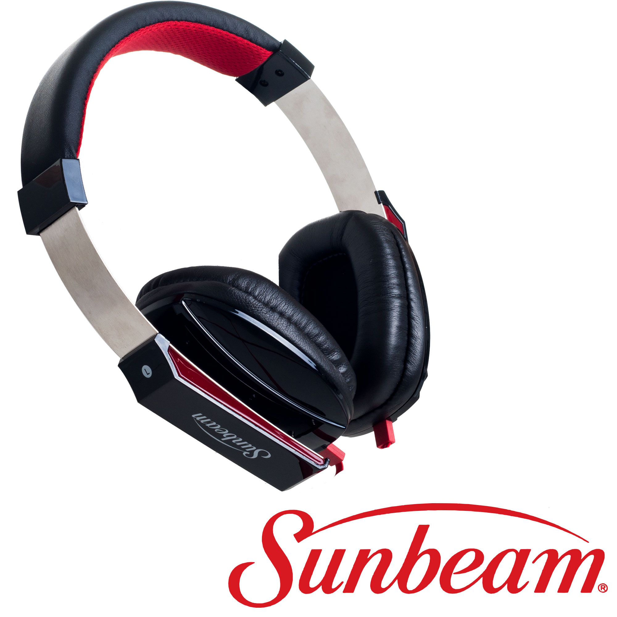 Sunbeam Stereo Big Bass Headphones with Microphone - Free Shipping