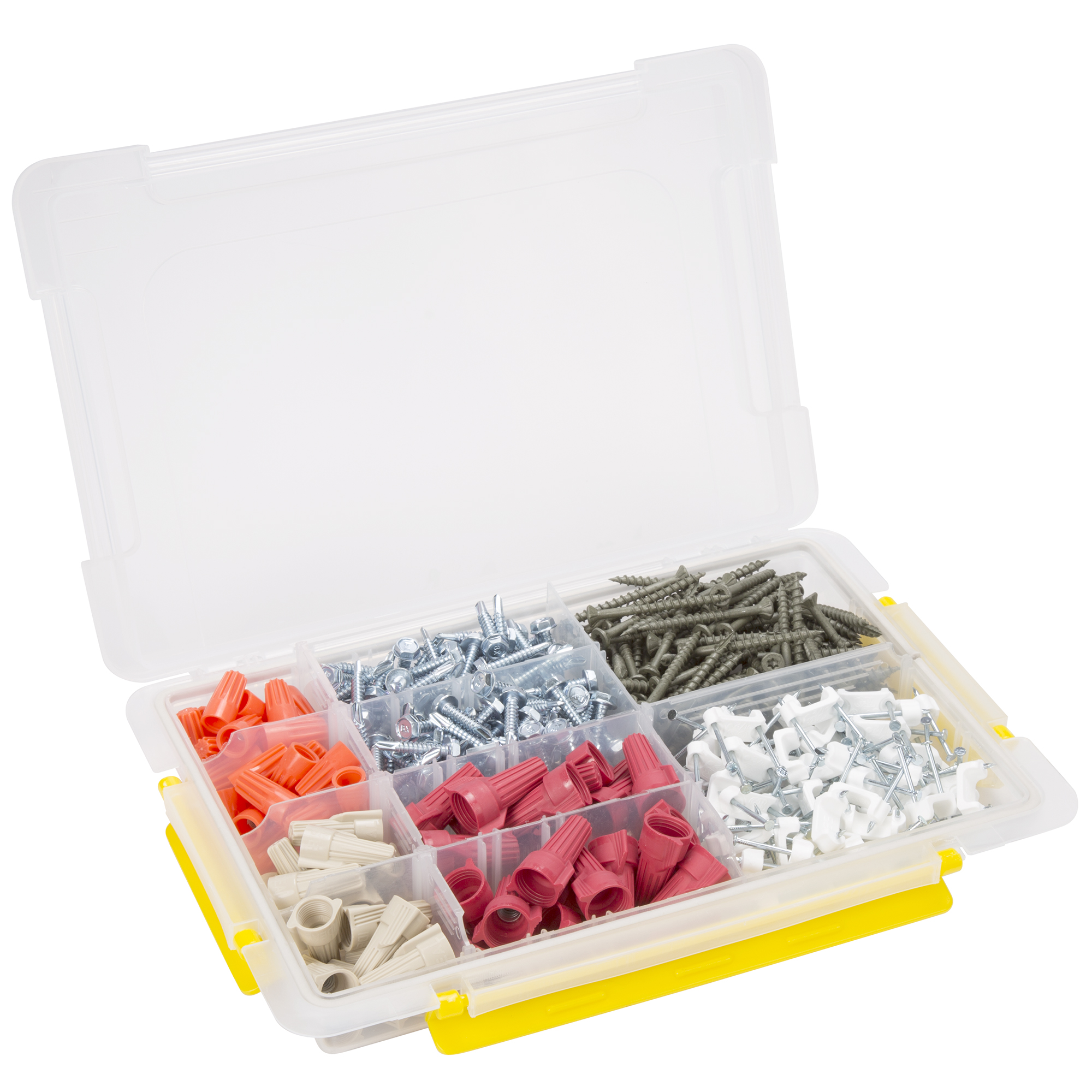 Stalwart Parts & Crafts Storage Organizers 6 Tool Box Set - Free Shipping