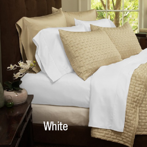 4-Piece Set: Super-Soft 1800 Series Bamboo Fiber Bed Sheets- $29.99 with Free Shipping